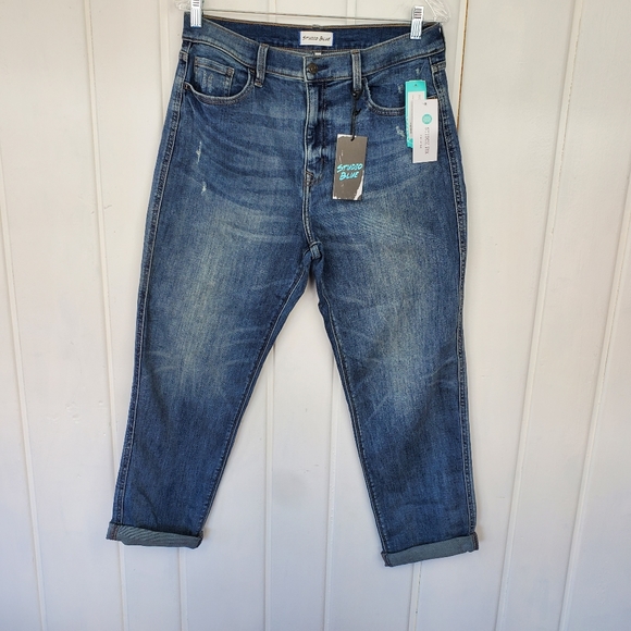 Studio Blue Jeans Studio Blue Distressed Rocky Super High Rise